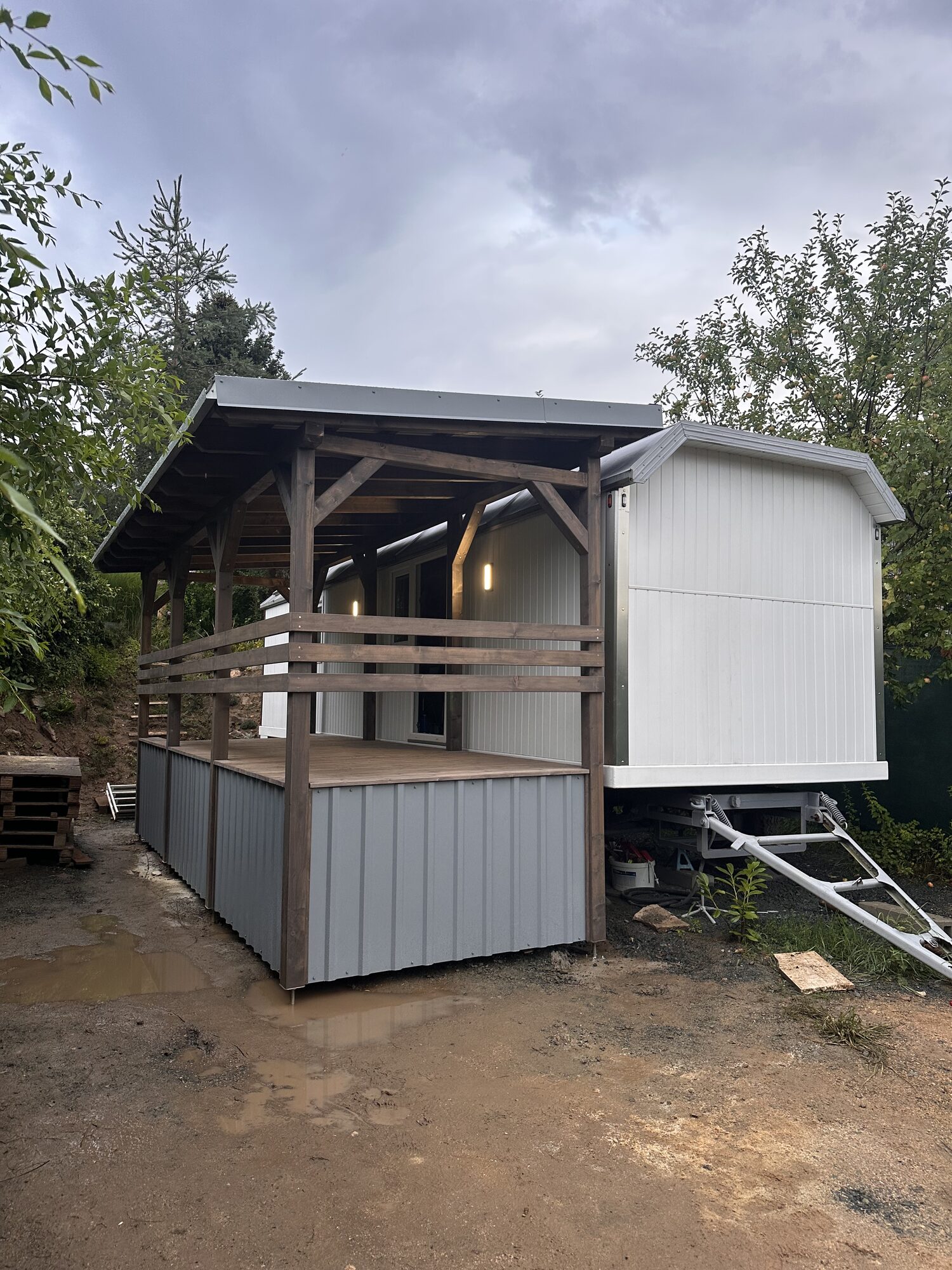 Pergola k maringotce — fotka 1