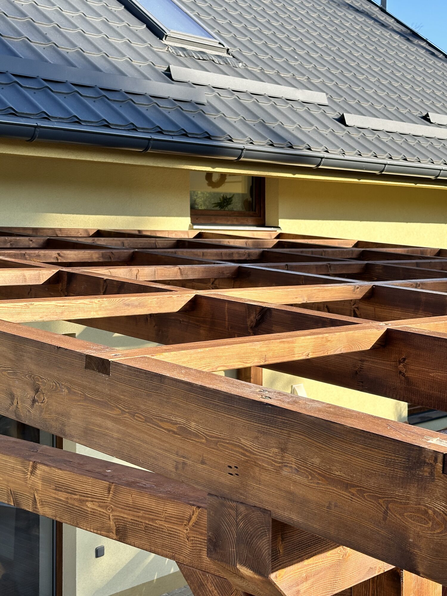 Dřevěná pergola na míru — fotka 1