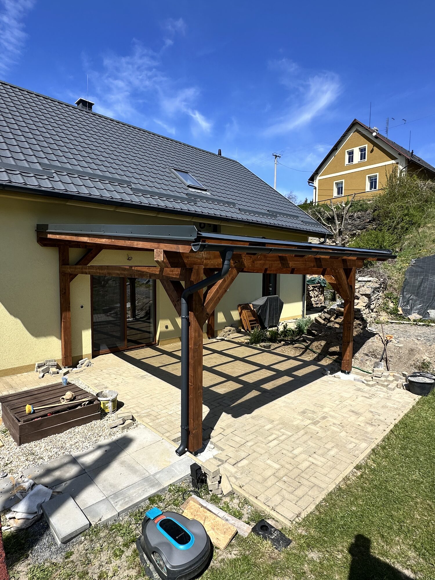 Dřevěná pergola na míru — fotka 2