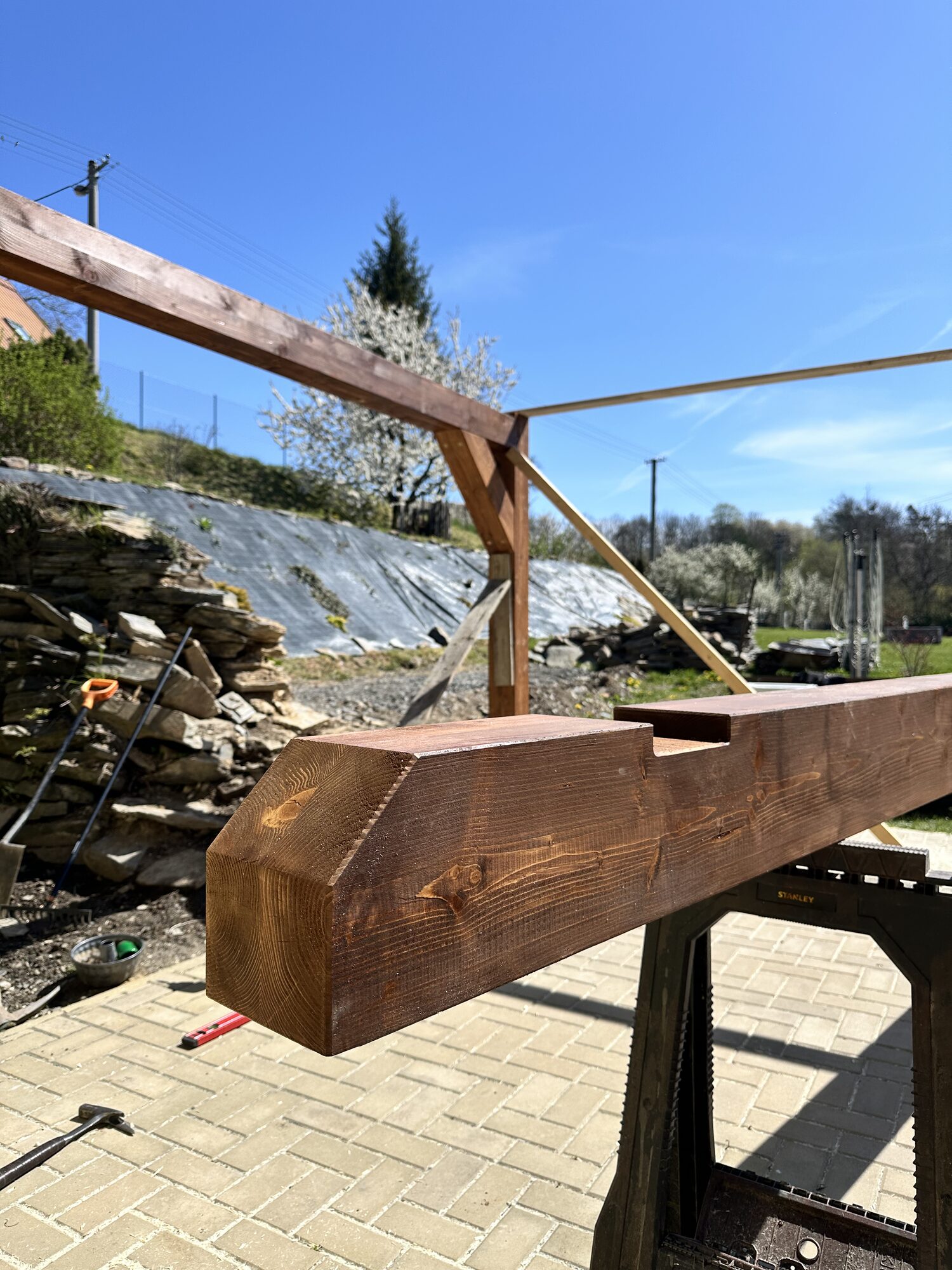 Dřevěná pergola na míru — fotka 5