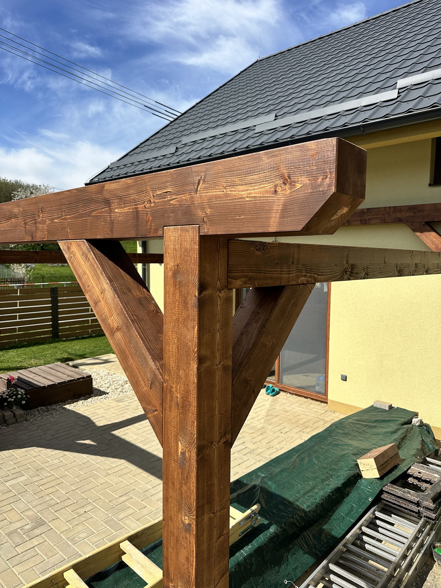 Dřevěná pergola na míru — fotka 7