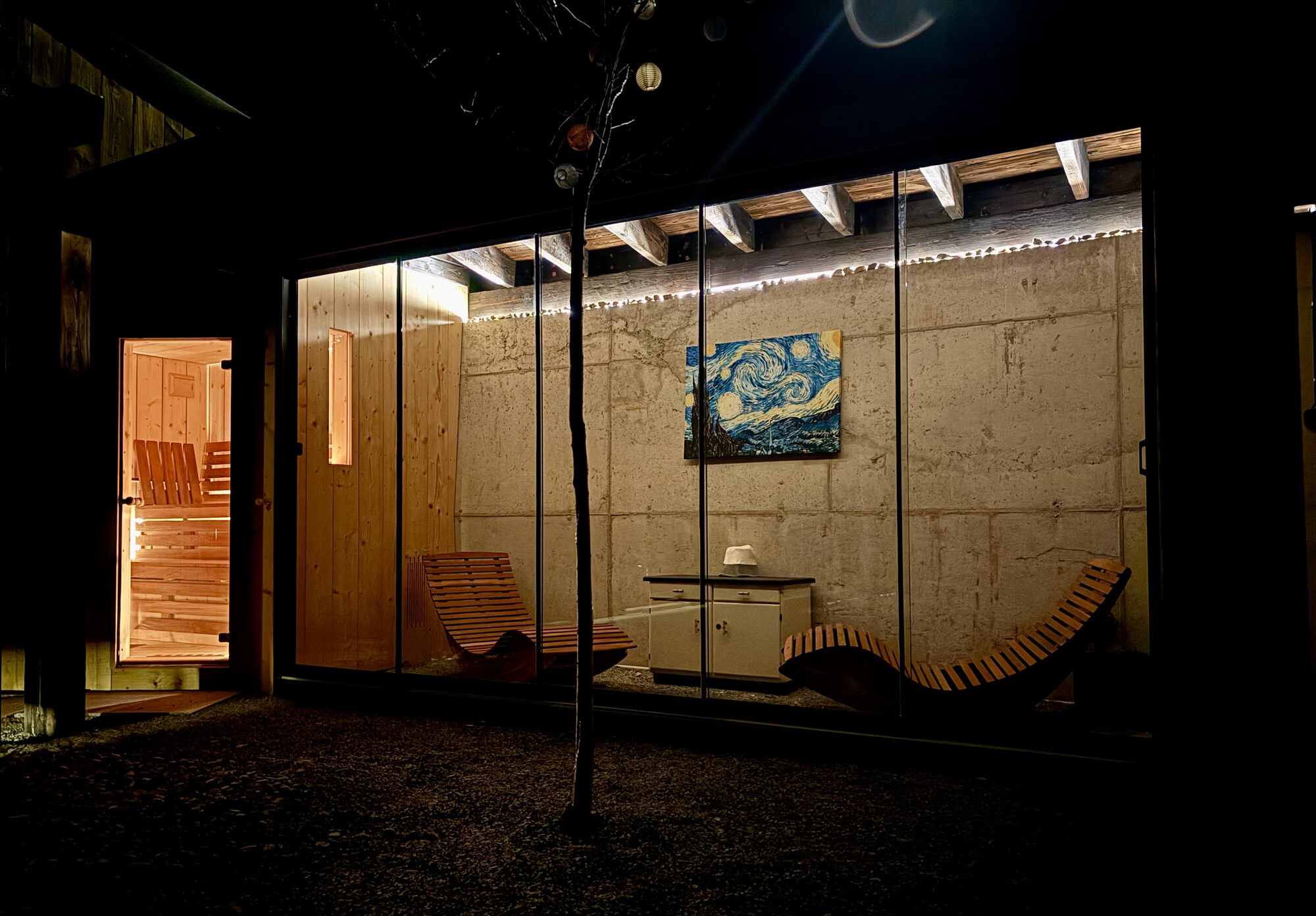 Venkovní finská sauna — fotka 2